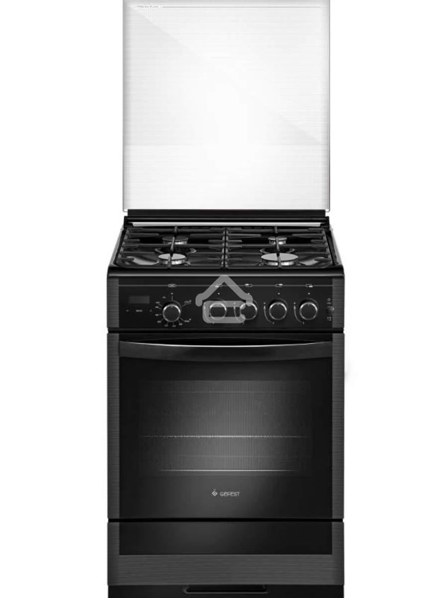 Плита газовая Gefest ПГ 5300-03 0046 черный, конфорок 4 шт, духовка 52 л, 50 см x 85 см x 58.5 см