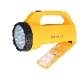 Фонарь акку. 220В желт., 9LED +12SMD LED, 2 реж, SLA, плас., коробка 12860 Ultraflash LED3819CSM