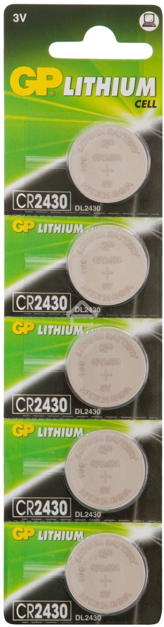 Батарея GP CR2430-2C1 10/600