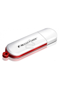 Флеш диск Silicon Power 32Gb LuxMini 320 SP032GBUF2320V1W USB2.0 белый