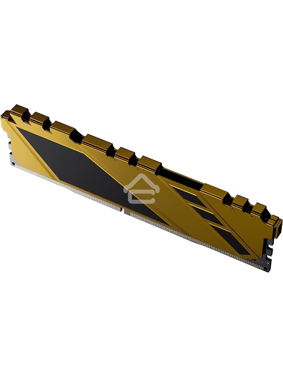 Оперативная память NETAC Shadow, DDR4, 8GB (1x8GB), 3200MHz, CL16, DIMM, с радиаторами, желтый
