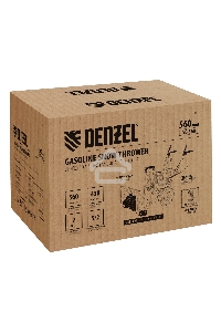 Бензиновая снегоуборочная машина SB 560, 212cc, ручной старт Denzel