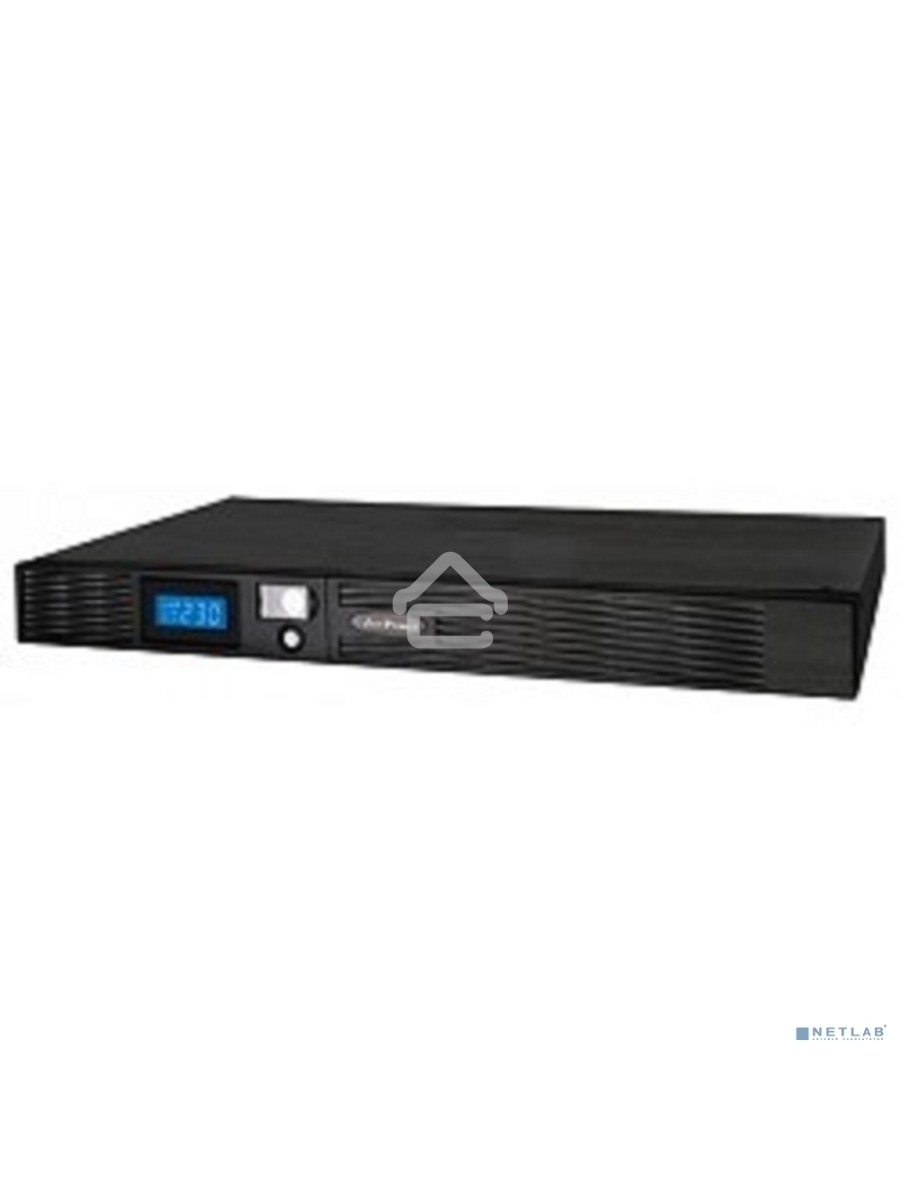 Источник бесперебойного питания Line-Interactive CyberPower PR1000ELCDRT1U 1000VA/800W USB/RS-232/EPO/SNMPslot (6 IEC С13)