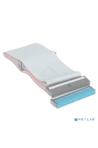 Шлейф IDE UDMA66/100/133 Cablexpert CC-EIDE/66, 2 устр., 80 жил, 48см, пакет