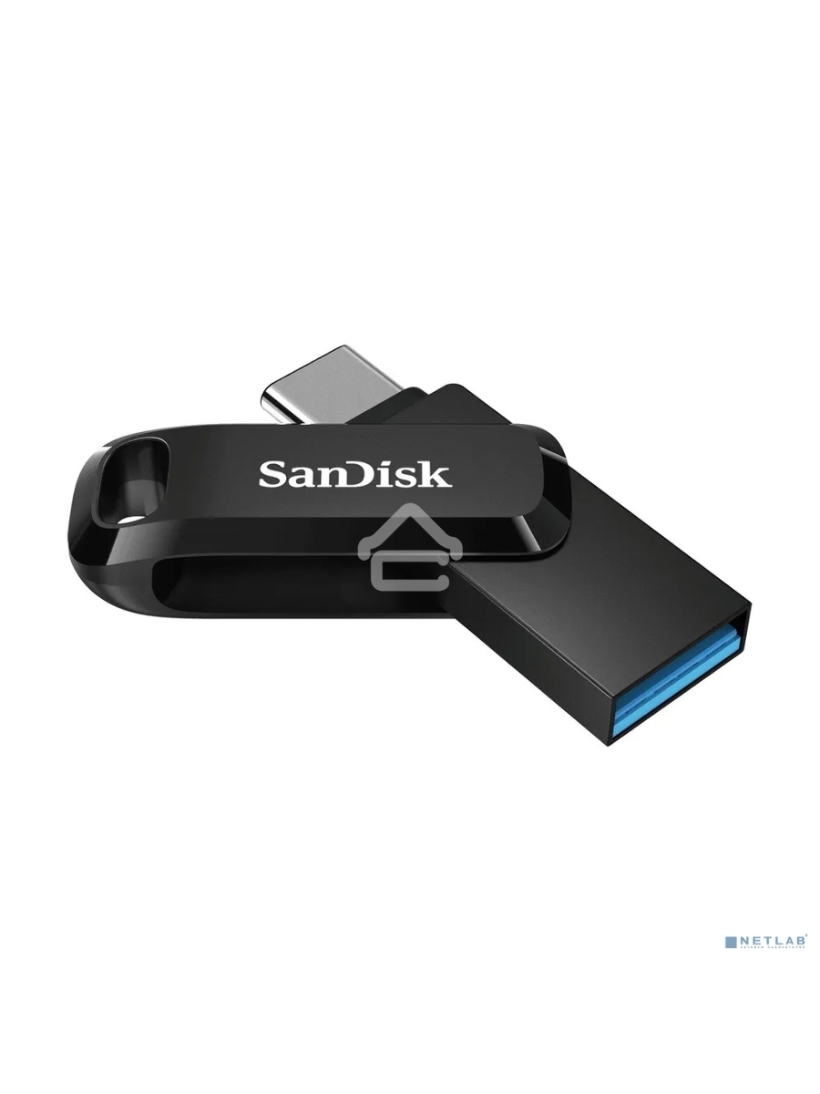 Флеш диск Sandisk 512Gb Ultra Dual Drive Go SDDDC3-512G-G46 USB3.1 черный