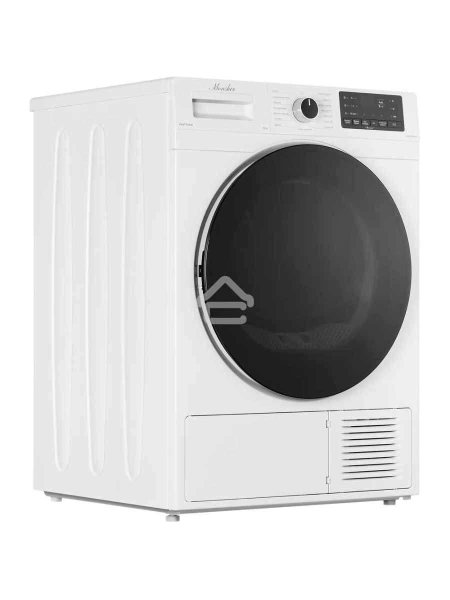 Сушильная машина Monsher MDM 595 Blanc белый, 10 кг, сушка - тепловой насос, программ - 15, 59.5 x 85.5 x 66.5 см