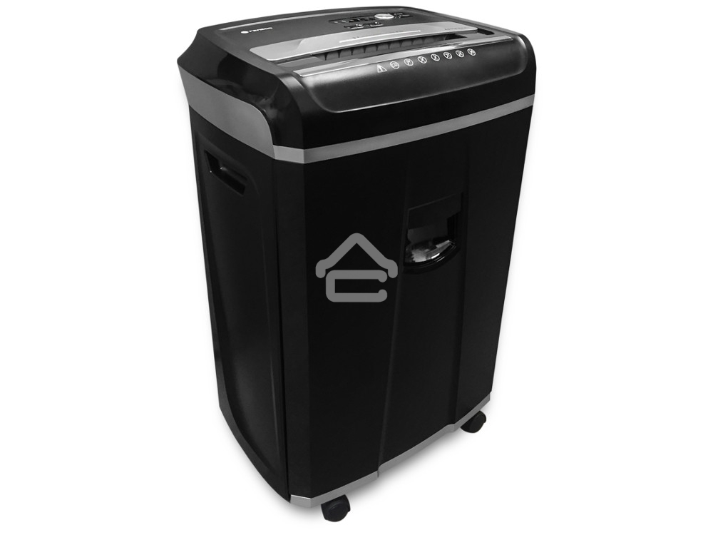 Шредер ГЕЛЕОС УМ35-4 (DIN P-4) фрагмент 3,9x30мм, 26 листов (70гр./м²), 35 литров, Уничт.скобы,скрепки,пл.карты,CD. TouchGuard.JamFree.ECO