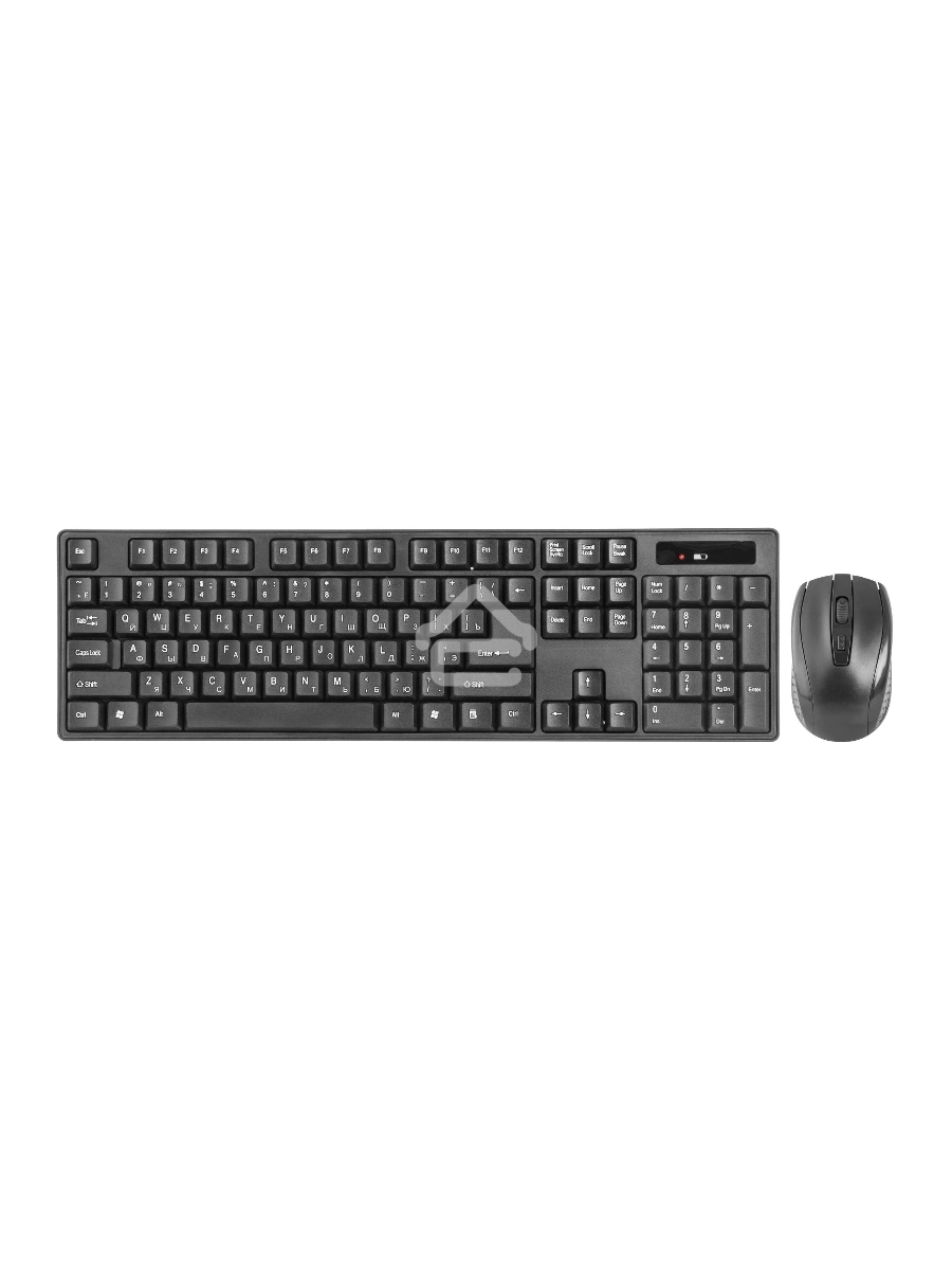 Клавиатура + мышь Defender C-915 RU Black USB 45915 Беспроводной, полноразмерный