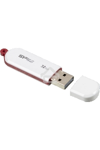 Флеш диск Silicon Power 32Gb LuxMini 320 SP032GBUF2320V1W USB2.0 белый