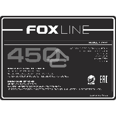 Блок питания Foxline Power Supply (FZ450), 450Вт, 80мм, серебряный