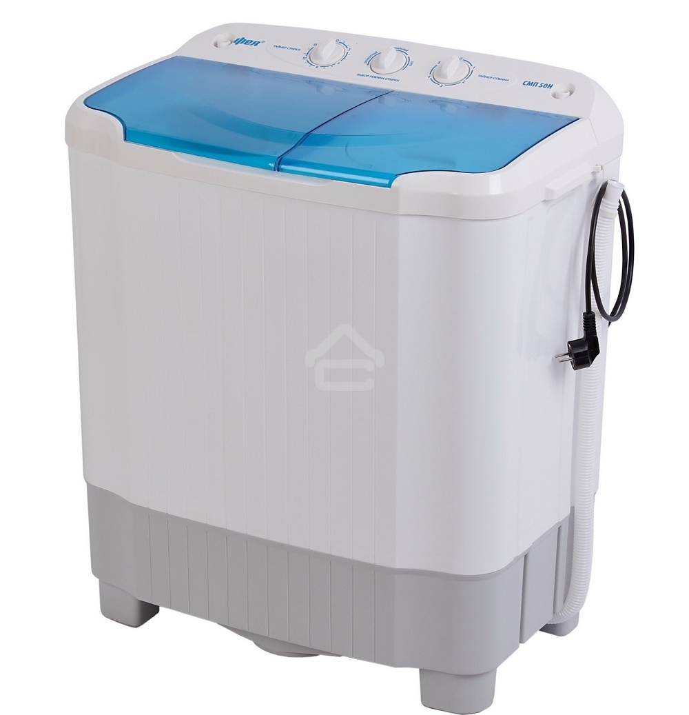 Стиральная машина Фея СМП 50НС белая, загрузка вертикальная 5 кг, 1350 об/мин., класс: А