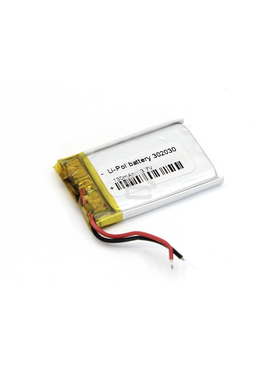 Аккумулятор Li-Pol (батарея) 3*20*30мм 2pin 3.7V/130mAh