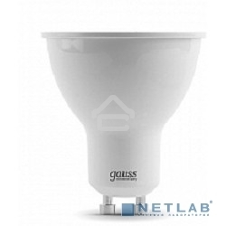 Лампа cветодиодная LED Gauss Elementary MR16 GU10 7W 530lm 3000К 13617