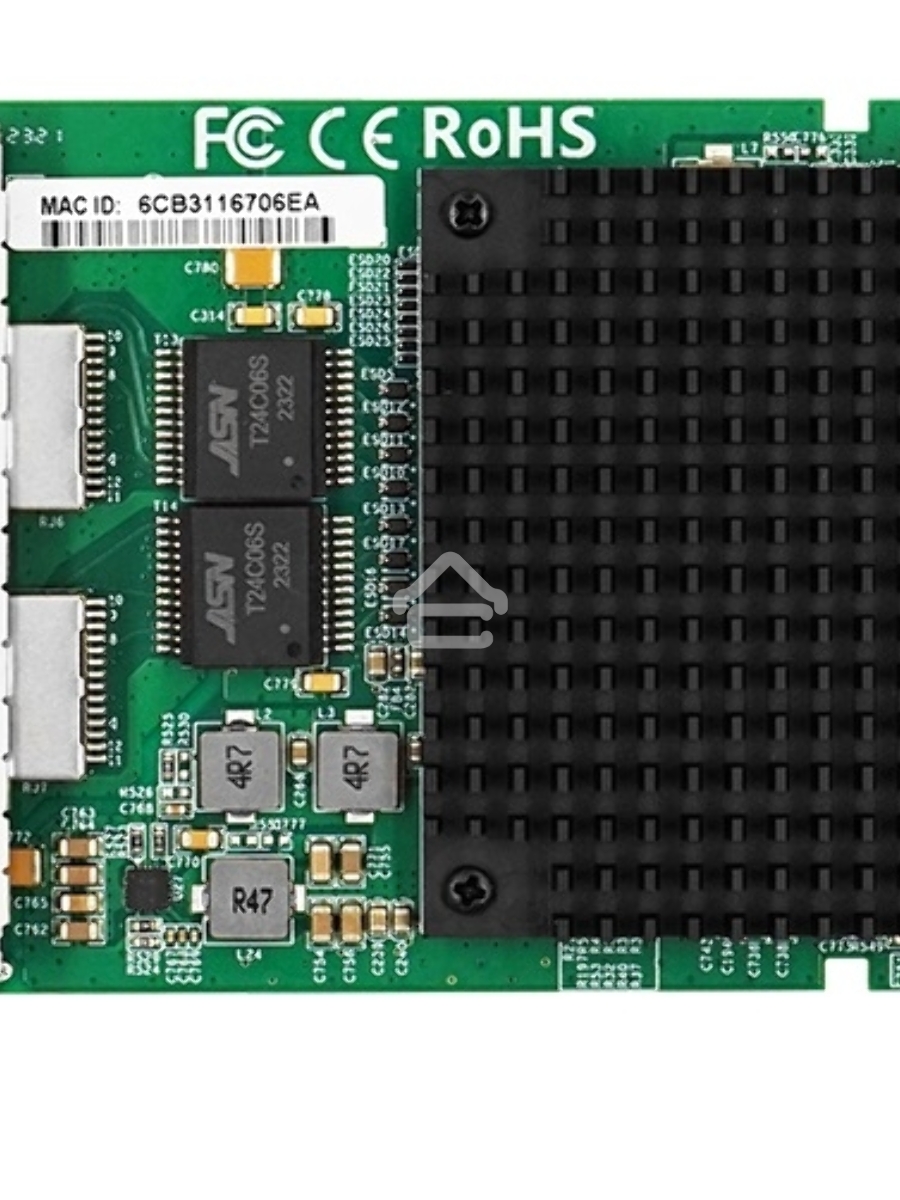 Сетевой адаптер LR-LINK PCIE 4*1G RJ45 LRES3021PT-OCP