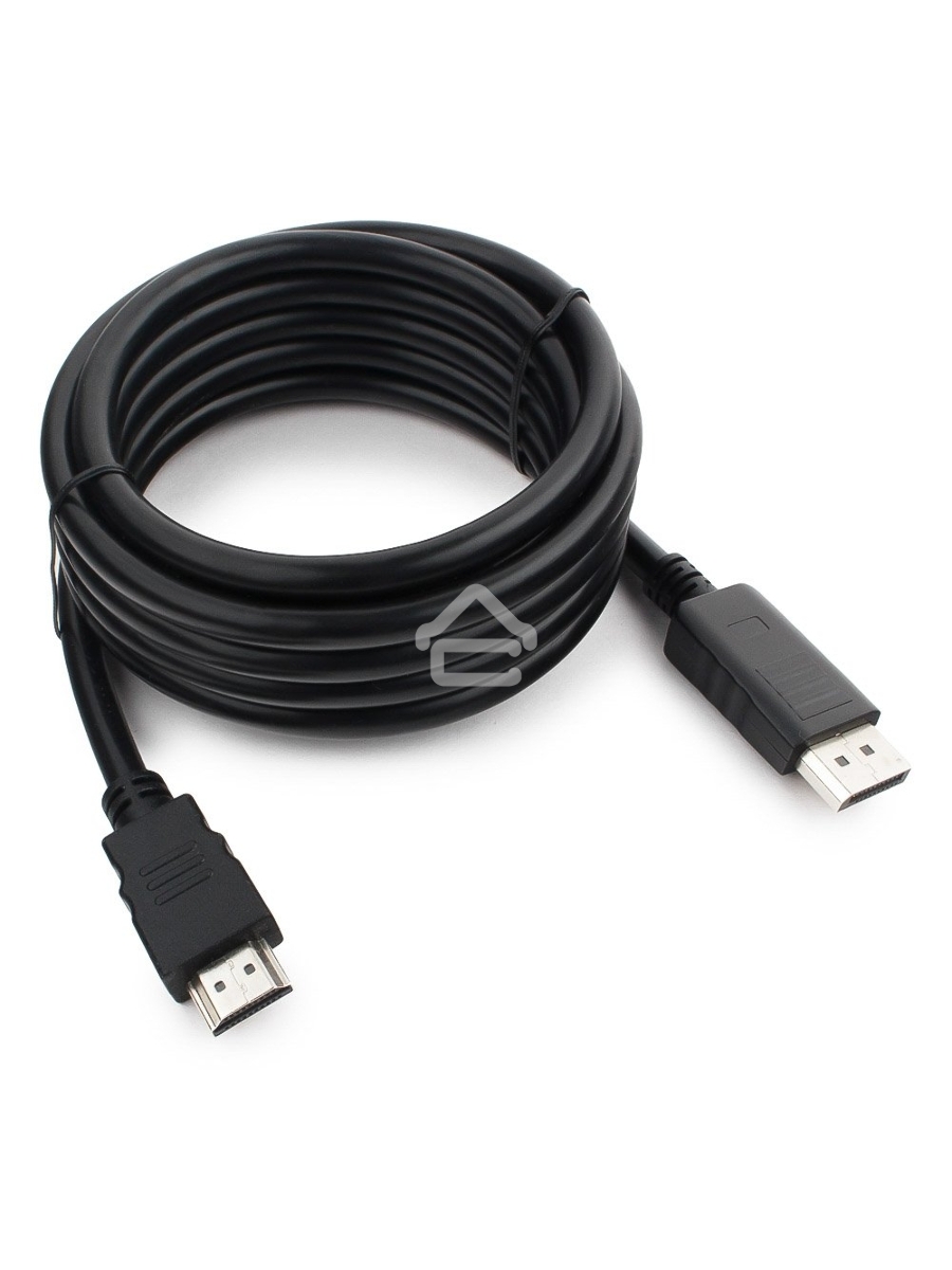 Кабель DisplayPort-HDMI Gembird/Cablexpert 3м, 20M/19M, черный, экран, пакет(CC-DP-HDMI-3M)