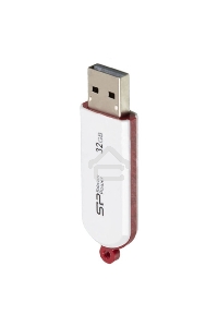 Флеш диск Silicon Power 32Gb LuxMini 320 SP032GBUF2320V1W USB2.0 белый