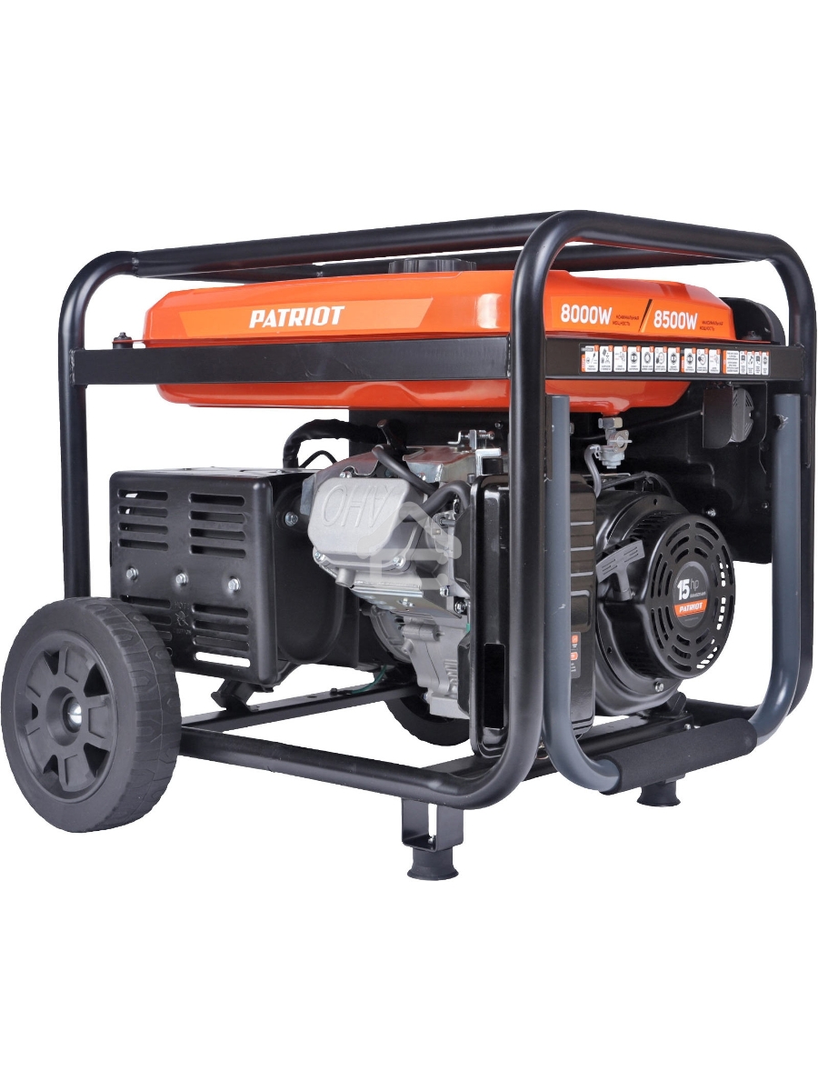 Электрогенератор бензиновый Patriot GRA 8500AWS, 8.5 кВт, 75 дБ, 100 кг