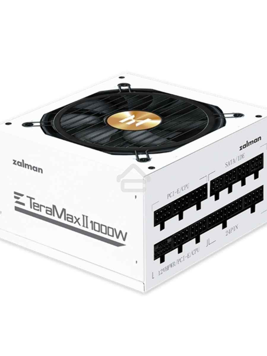 Блок питания Zalman TeraMax II (ZM1000-TMX2 WH), 1000Вт, 120мм, 80 PLUS Gold, модульный, белый