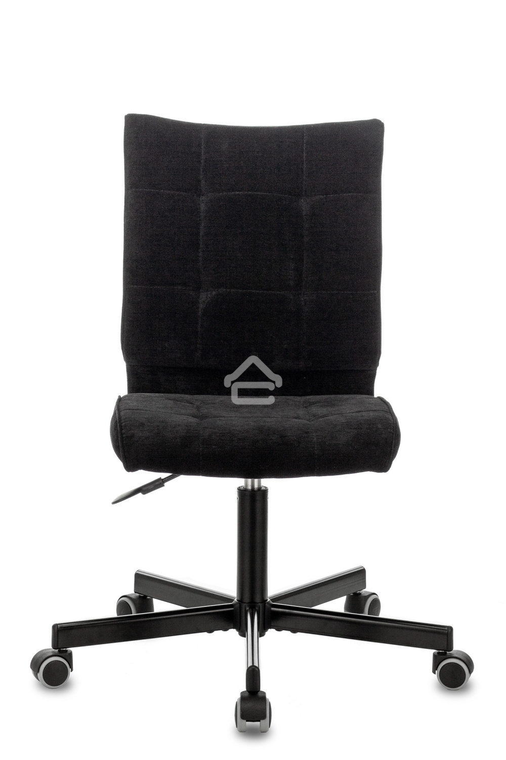 Кресло компьютерное Бюрократ CH-330M/LT-20 без подлокотников, черный, крестовина металл