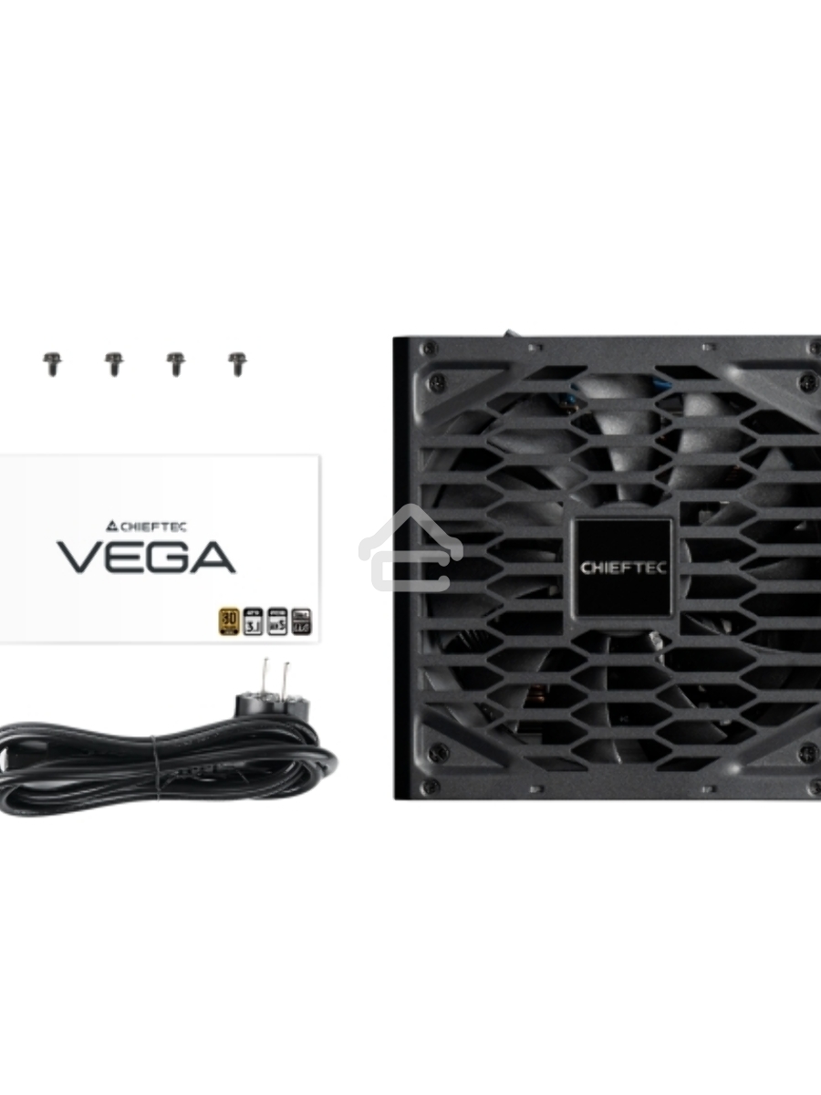 Блок питания Chieftec Vega PPG-850-S, 850Вт, 80 PLUS Gold, 135мм, черный