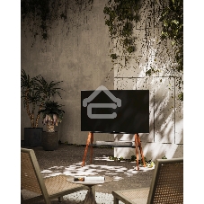 Подставка для телевизора Cactus CS-ST3647BKWN черный/орех 49