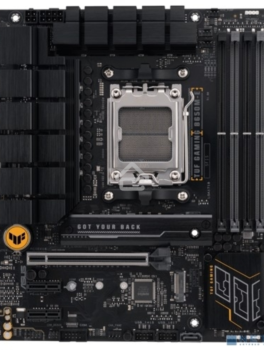 Материнская плата ASUS TUF GAMING B650M-E, AM5, AMD B650, 4xDDR5, 4xSATA, 2xM.2, 1xPCIe 4.0 x16, 2xPCIe x1, 2xDP, 1xHDMI, 1x 2.5Gb LAN, 1xUSB-A 3.2 Gen 2, 2xUSB-A 3.2 Gen 1, 4xUSB 2.0, 1xUSB-C 3.2 Gen 2, 3x3.5 мм, 7.1, mATX