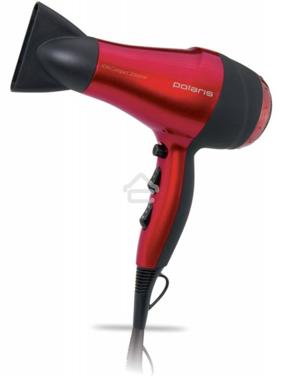 Фен Polaris PHD 2077i 2000Вт красный/черный