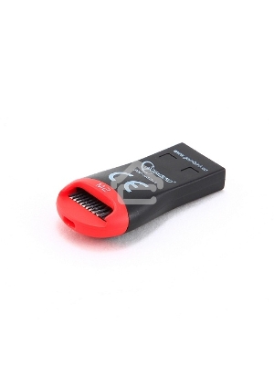 Картридер внешний USB2.0 Gembird, для считывания MicroSD карт, блистер