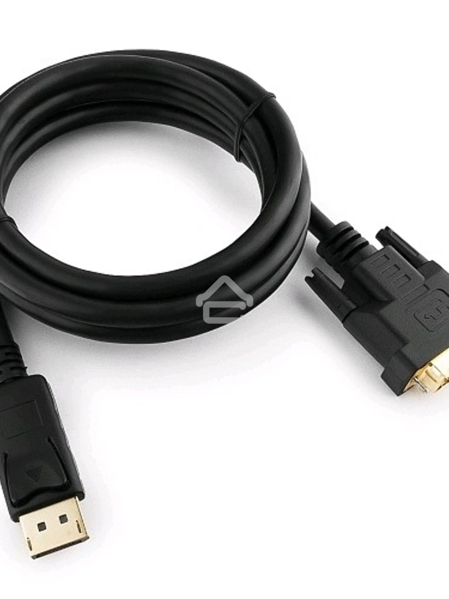 Кабель DisplayPort-DVI Gembird/Cablexpert 1.8м, 20M/19M, черный, экран, пакет(CC-DPM-DVIM-6)