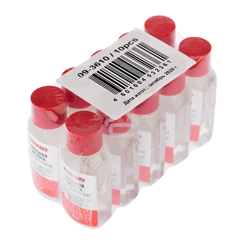 Флюс для пайки Rexant, ПАЯЛЬНАЯ КИСЛОТА, 30 мл, флакон