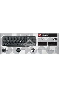 Клавиатура Defender HB-420  проводная, USB, черный