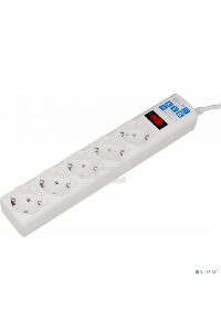 Сетевой фильтр Powercube SPG-B-10-WHITE 3м (5 розеток) белый (коробка)