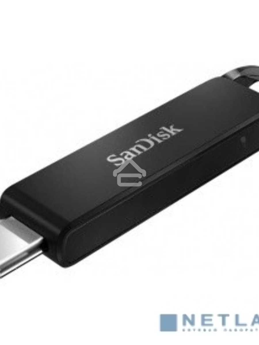 Флеш диск 64GB SanDisk CZ460 Ultra Type-C, USB Type-C, черный