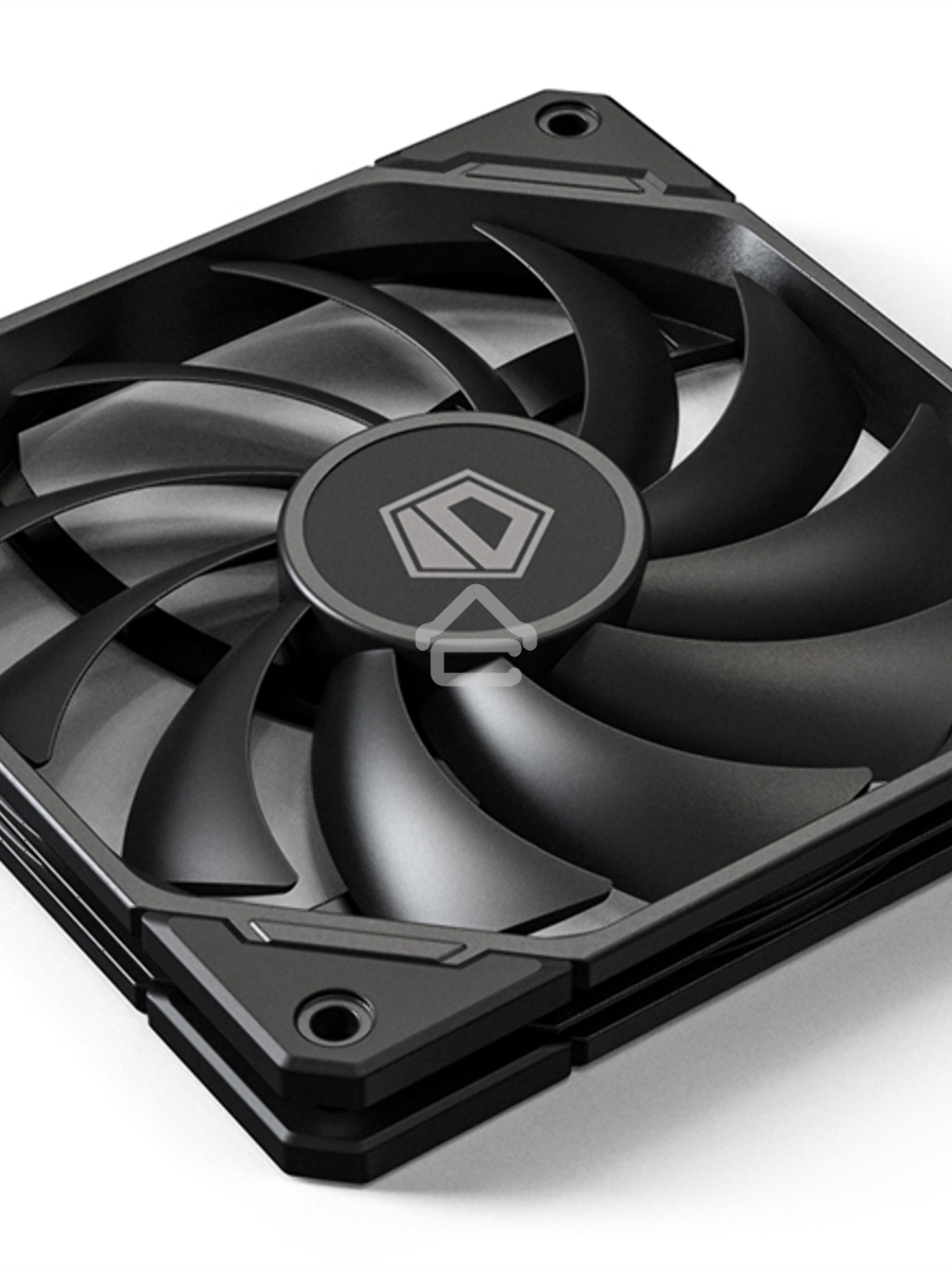 Вентилятор для корпуса ID-Cooling TF-12015-K черный, 120 мм, 2200 об/мин, 32.3 дБ, 4 pin