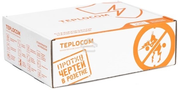 Стабилизатор напряжения TEPLOCOM ST – 222/500-И индикация Бастион 557