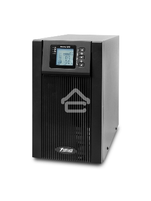 Источник бесперебойного питания PowerMan Online 2000VA Black (Online-Double conversion/LCD Display/USB/Software/RJ11/45,RS-232)