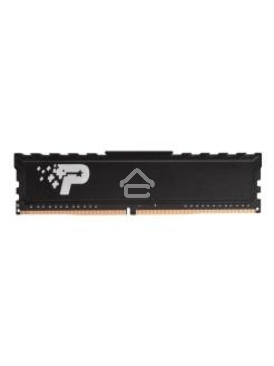 Оперативная память Patriot Signature Premium, DDR4, 16GB (1x16 GB), 2666 MHz, CL19, DIMM, радиатор, чёрный