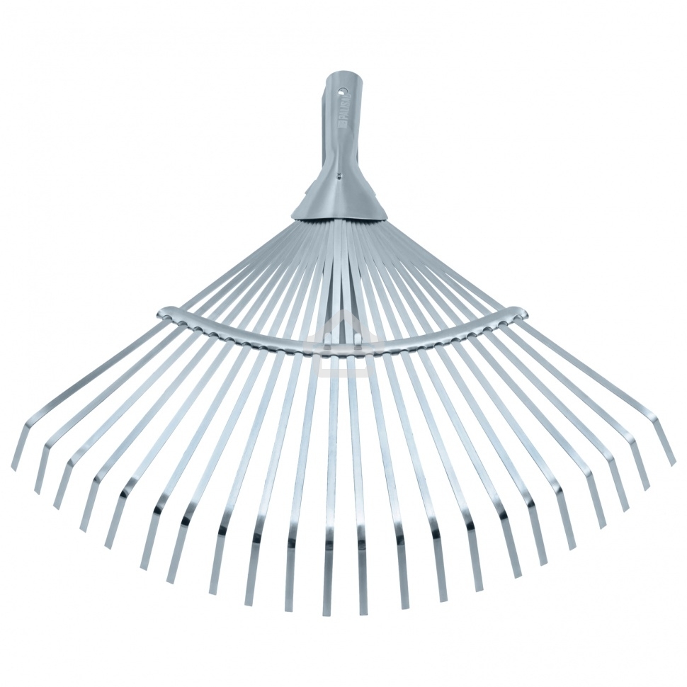 Грабли веерные стальные Palisad, 300-480 мм, 22 плоских зуба, оцинкованные, раздвижные, без черенка