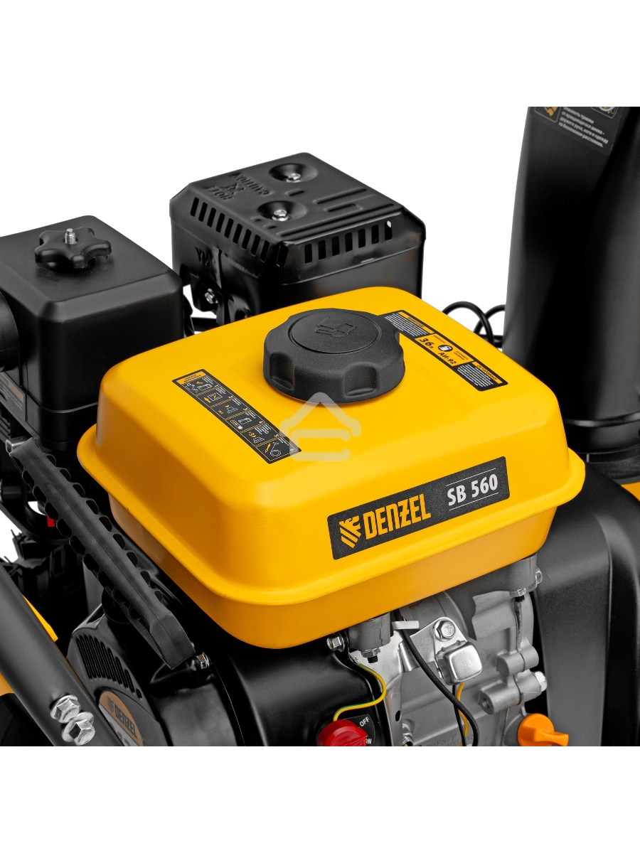 Бензиновая снегоуборочная машина SB 560, 212cc, ручной старт Denzel