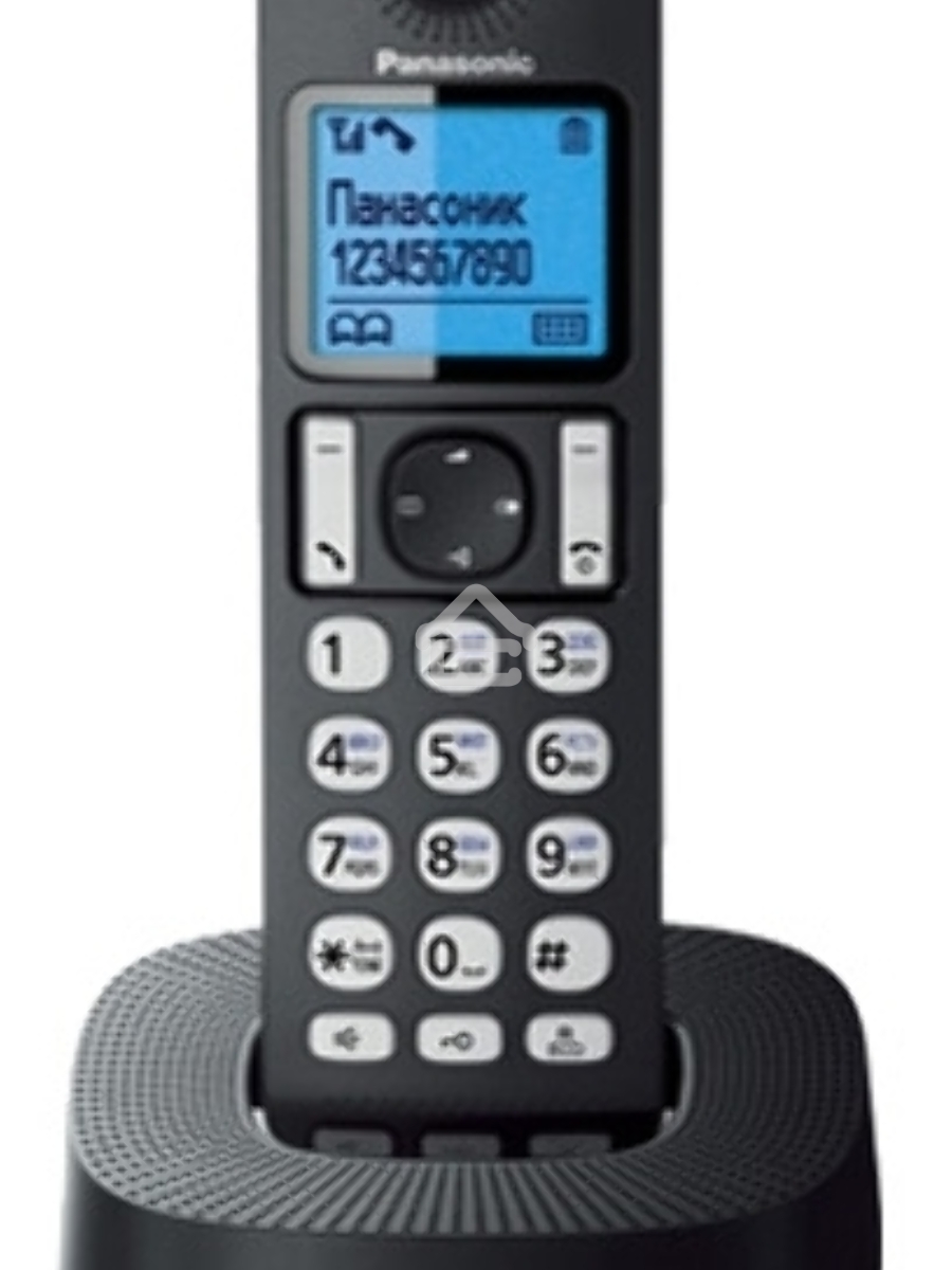 Телефон беспроводной (DECT) Panasonic KX-TGC310RU1 черный АОН