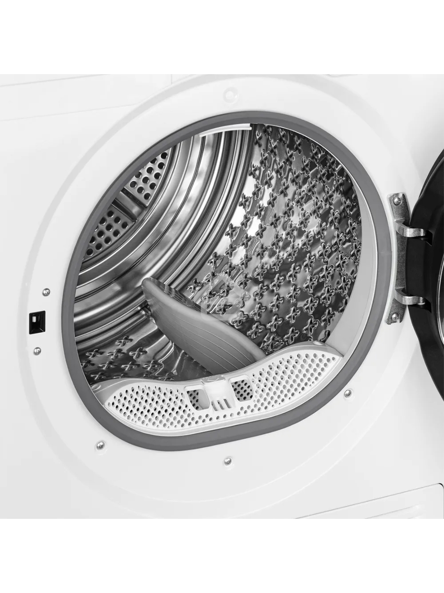 Сушильная машина Monsher MDM 595 Blanc белый, 10 кг, сушка - тепловой насос, программ - 15, 59.5 x 85.5 x 66.5 см