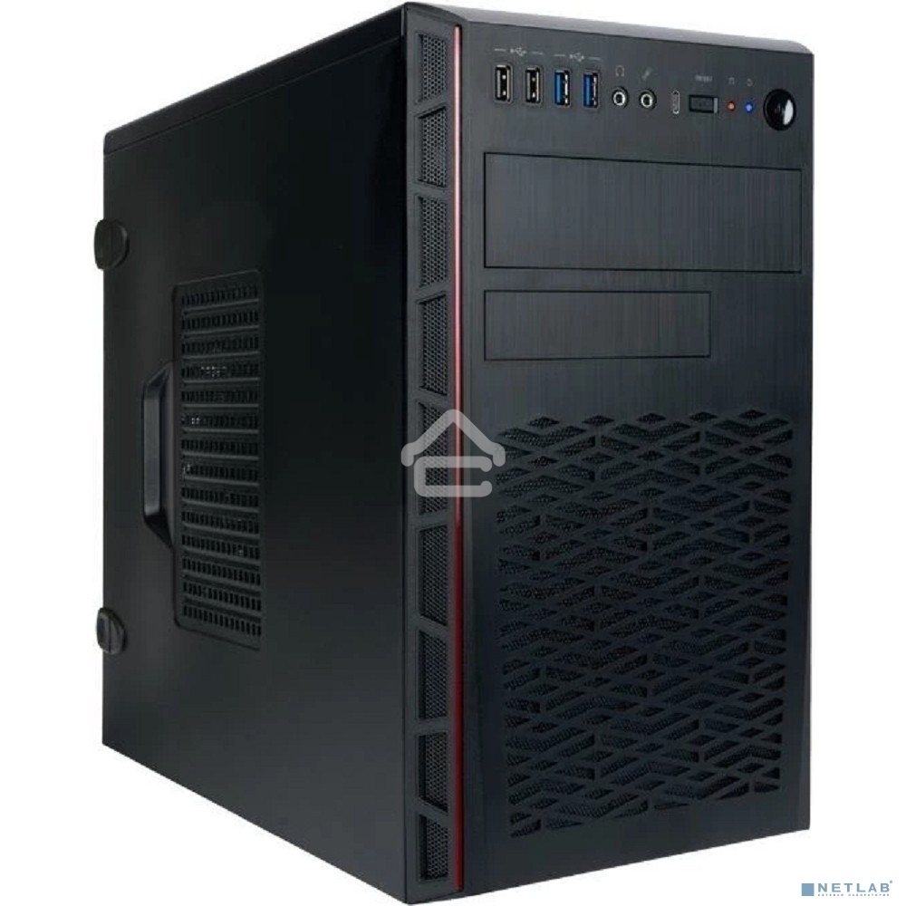 Компьютерный корпус Mini Tower InWin EMR065 черный U3.0*2+U2.0*2 A(HD) +intrusion switch mATX