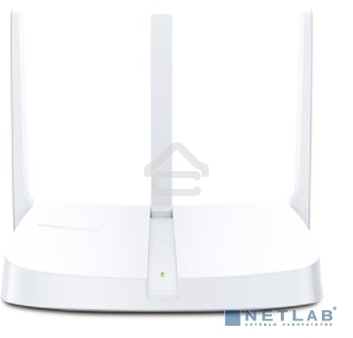 Роутер Mercusys MW306R 300 Mbps Multi-Mode Wireless N Router, 3 × Fixed External Antennas, 3× 10/100 LAN Port, 1× 10/100 WAN Port, 4 in 1- Access Point/Router/Range extender/WISP Mode, WPS/Reset Button, Parental Controls, Guest Network