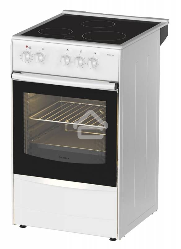 Плита электрическая Darina 1B EC 331 606 W белый/черный, конфорок 3 шт, духовка 50 л, 50 см x 85 см x 56 см