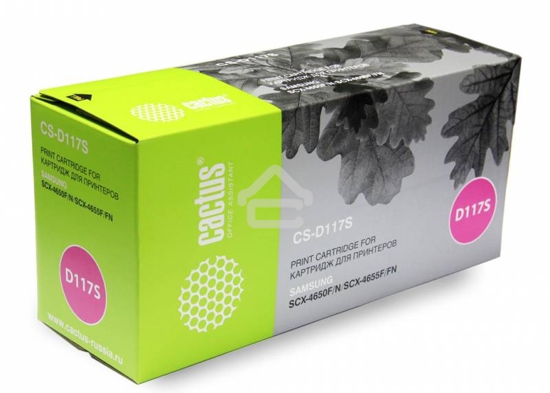 Картридж лазерный Cactus CS-D117S черный (2500 стр.) для Samsung SCX-4650/4655