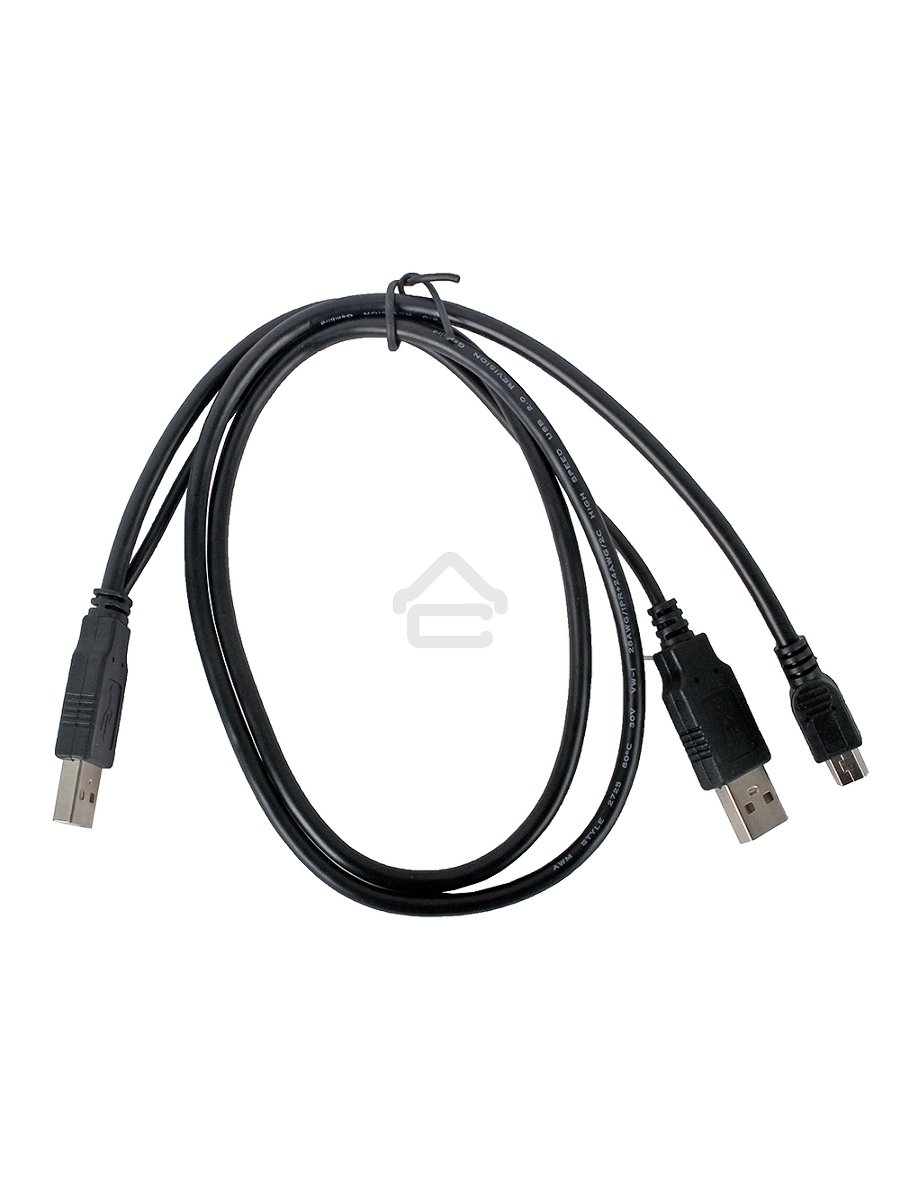 Кабель Gembird/Cablexpert CCP-USB22-AM5P-3 USB 2.0 Pro Кабель , 2xAM/miniBM 5P, 0.9м, экран, черный 
