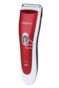 Набор для стрижки Galaxy Line GL 4157, красный с белым, лезвие шириной 40 мм, 45 мин непрер. работы, 2 насадки-расчески, лезвия из высококачественной японской нержавеющей стали, индикатор работы и заряда, эргономичный дизайн