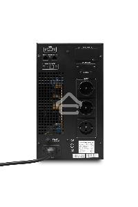 Источник бесперебойного питания PowerMan Online 2000VA Black (Online-Double conversion/LCD Display/USB/Software/RJ11/45,RS-232)