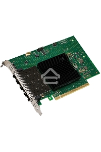 Сетевая карта Intel E810-XXVDA4, 4xSFP28 ports, 25GbE, PCI-E x16 gen3/gen4, iWARP/RoCEv2, IEEE 1588 PTP, ADQ, iSCSI, NFS, VMDq. PCI-SIG* SR-IOV Capable