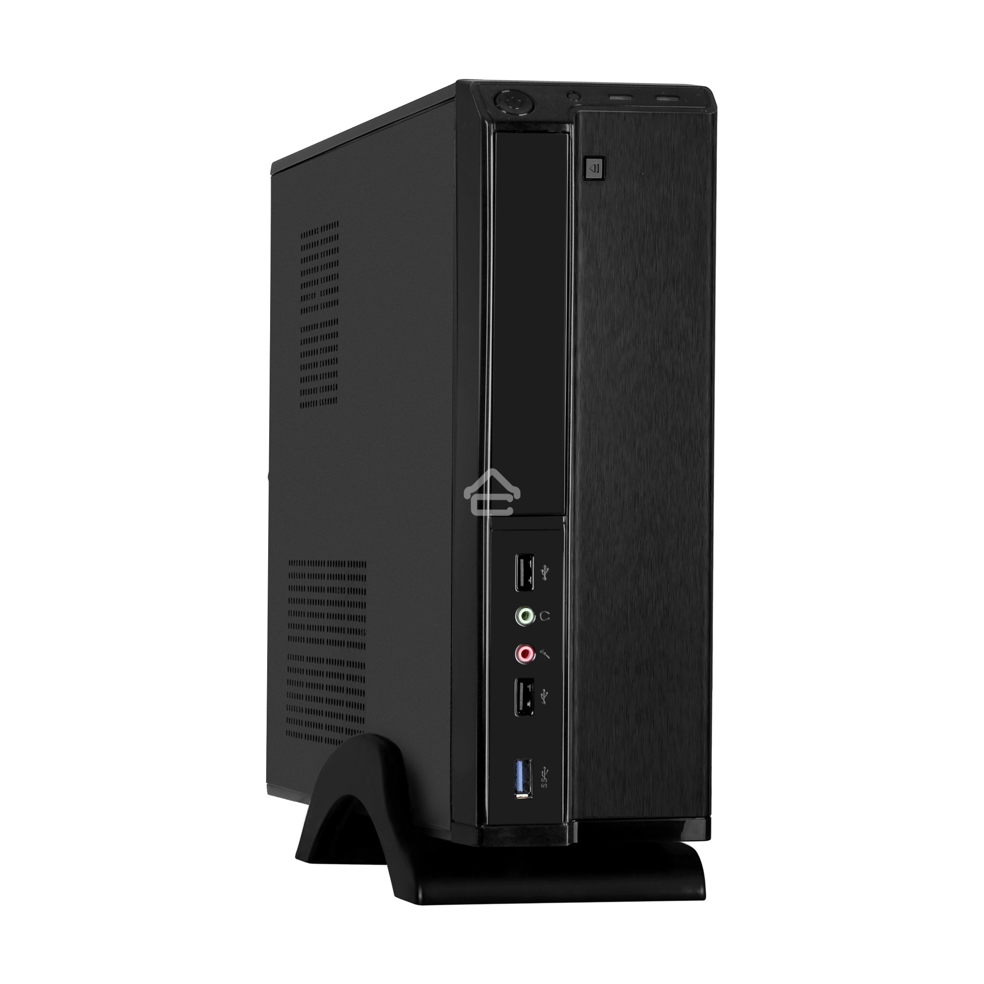 Компьютерный корпус Desktop ExeGate MI-207U (mini-ITX/mATX, без БП, 2хUSB+1хUSB 3.0, аудио, черный)